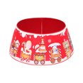 thumbnail image 1 of Hbdhejl Christmas Tree Collar Glitter Round Decorative Christmas Tree Skirt Fastening Tape Foldable Christmas Tree Ornament For Home Party Red Tree Collar Christmas Tree Collar, 1 of 3