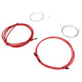 thumbnail image 4 of Câble de Vélo et Câble de Transmission, Kit de Boîtier de Câble de Frein de Vélo Résistance à Froid Haute Ténacité pour Vélos Pliables pour Vélos de Route Noir, Rouge, 4 of 8