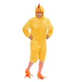 thumbnail image 1 of Costume de Poulet Funky Jaune pour Adultes Rubies, Unisexe Grand, 1 of 1