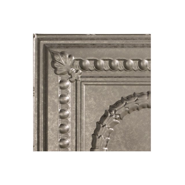 Fasade Rosette Galvanized Steel Ceiling Tile Sample 12" x 12"