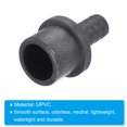 thumbnail image 4 of Unique Bargains UPVC Reducer Pipe Fitting 25mm OD 13mm Barbed, 6 Pack Straight Coupling Adapter Connector, Grey, 4 of 5