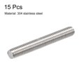 thumbnail image 2 of Unique Bargains M8 x 60mm 304 Stainless Steel Fully Threaded Rod Right Hand Threads 15 Pack, 2 of 4