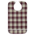thumbnail image 1 of WALFRONT 3Colors Waterproof Adult Elder Mealtime Bib Washable Dinning Aid Clothes Protector, 1 of 11