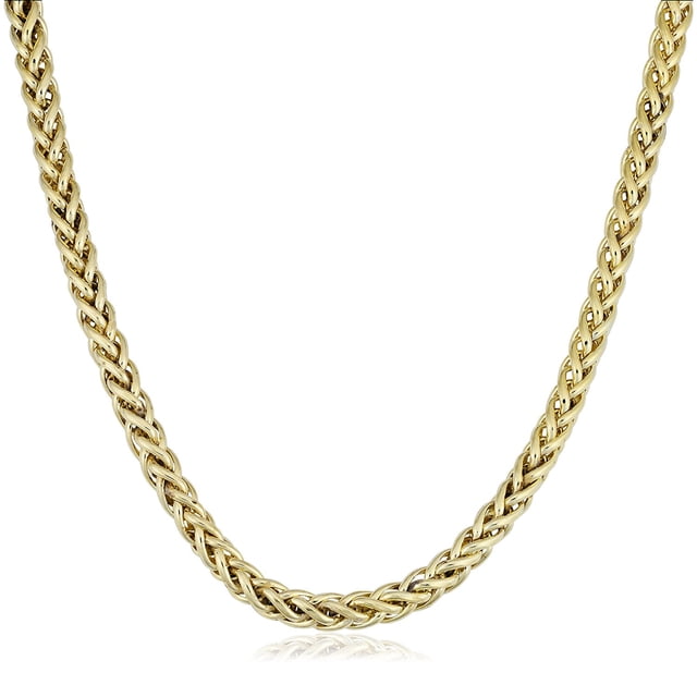 14K Yellow Gold Filled Round Franco Chain Necklace, 6.0mm, 18"