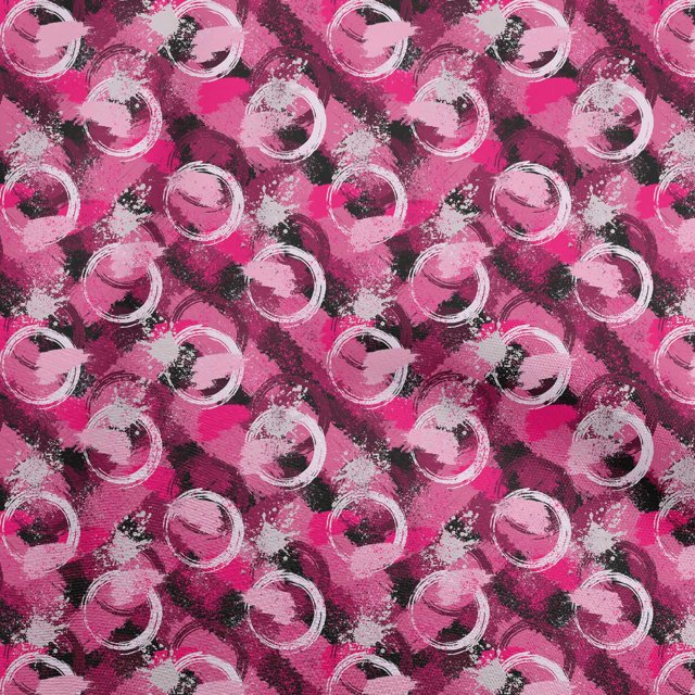 oneOone Velvet Fuschia Pink Fabric Abstract Sewing Craft Projects Fabric Prints By Yard 58 Inch Wide