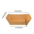 thumbnail image 3 of Pack Of 50 Disposable Tableware Snack Bowls Made Of Paper  Food Tray Serving Bowls Made Of Kraft Paper For Parties, 3 of 7