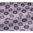 thumbnail image 5 of oneOone Viscose Jersey Purple Fabric Geometric Block Sewing Craft Projects Fabric Prints By Yard 60 Inch Wide, 5 of 5