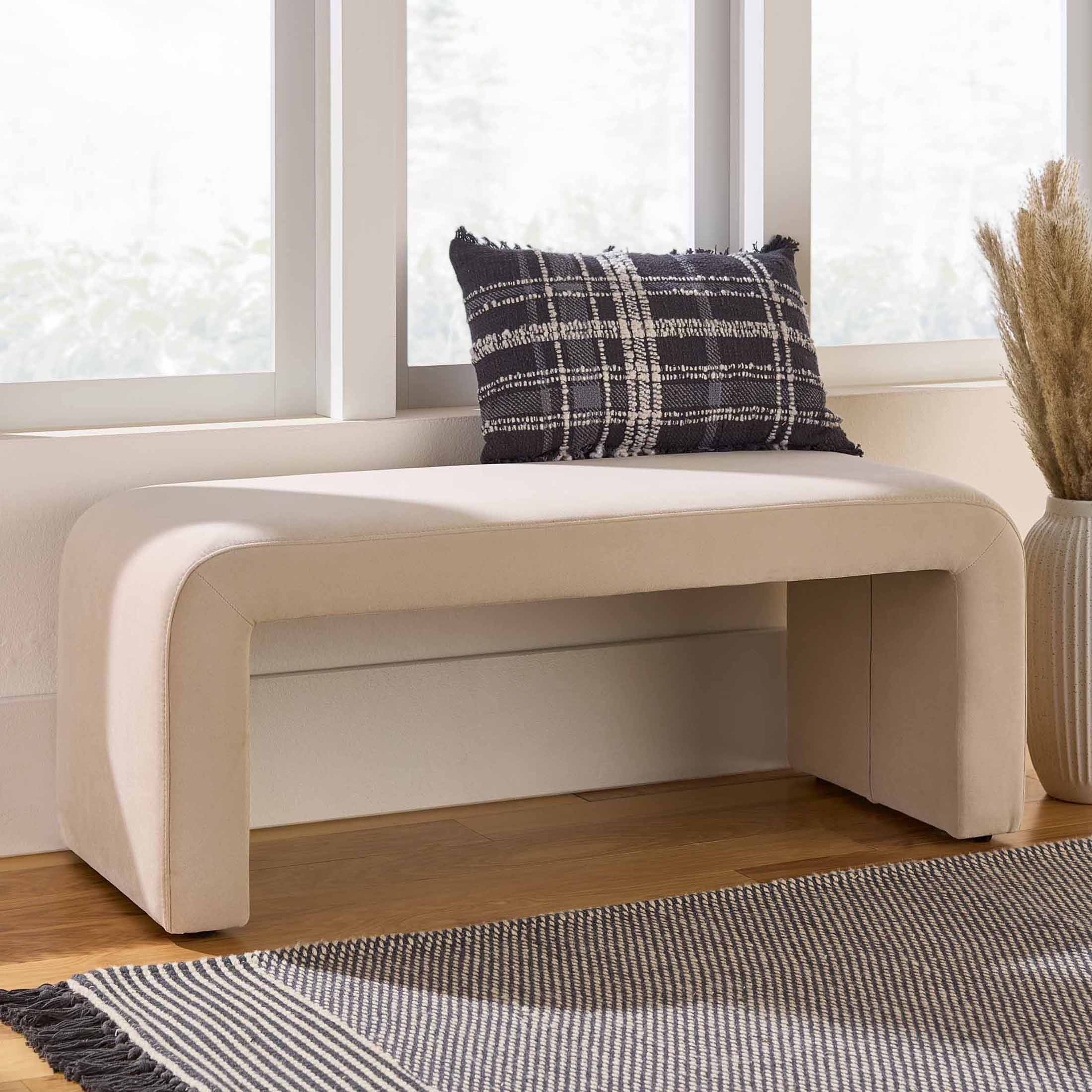 Better Homes & Gardens Juliet Velvet Banc, Beige