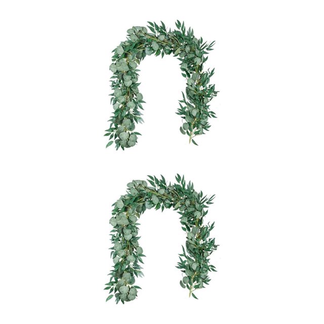 mmirethe Widely Application Garland Easy Care For Lifelike Looking Decoration 2m 2Set