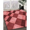 thumbnail image 3 of Ahgly Company Machine Washable Indoor Rectangle Transitional Red Area Rugs, 5' x 7', 3 of 7