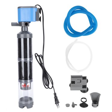 Aquarium Filter, Aquarium Internal Filter, Multi-functional Plastic Ultra Mute For Water Circulation Filter EU Plug 220V