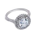 thumbnail image 2 of Bague de Fiançailles Diamant Halo Rond 5/8 ct, 2 of 4