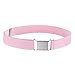 thumbnail image 3 of Kids Elastic Adjustable Strech Belt With Silver Square Buckle - Light Pink, 3 of 4