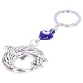 thumbnail image 4 of FAGINEY Blue Eye Keychain,Eye Keyring,Lucky Eye Keychain Blue Lucky Dolphin Pendant Keyring Personalized Holiday Gift Craft, 4 of 8