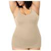 thumbnail image 1 of RKSTN Womens Tops Plus Size Sleeveless Fashionable Solid Color Crew Neck Seamless Shaping Tummy Control Spaghetti Strap Shirts Spring Summer Outdoor Wear Style, 1 of 7