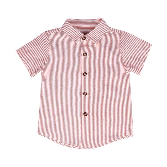 Chemisier et Chemise à Manches Courtes Col Rabattu, Chemises pour Enfants Manches Courtes Graphique Chemise Fine Unie Décontractée pour Garçon de 3-11 Ans Chemise à Manches Courtes pour Enfants