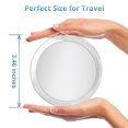 thumbnail image 1 of 15X Magnifying Mirror Facial Makeup Cosmetic Absorption Shaving Home Makeup Travel Essential, 1 of 3