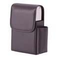 thumbnail image 1 of Case Holder Pouch 20 Capacity Holder Unisex Texture Dark Brown, 1 of 7