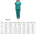 thumbnail image 5 of Milaget Women Uniform Scrub Set Nurse Uniform Durable V Neck Machine Washable Breathable M, 5 of 5
