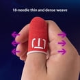 thumbnail image 4 of 2 Pieces Smartphone Games Fingertip Sleeves Sweat-proof Gloves Portable Touch Screen Comfortable Reusable Controller Covers Gray Silver, 4 of 6