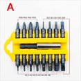 thumbnail image 4 of Coofit Ensemble de 17 Embouts de Tournevis Types Assortis Embouts de Puissance Embouts de Tournevis de Sécurité, 4 of 10