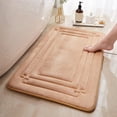 thumbnail image 1 of Thick Bathroom Rugs Mat,Bath Mats for Bathroom Non Slip,Bathroom Absorbent Floor Mat Is Machine Washable Soft Comfortable and Quickly Absorbs Water Ensuring Stable and Non Slip Bathroom Floor Mat, 1 of 6