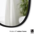 thumbnail image 3 of Umbra Hub Oval Wall Mirror,Black, 3 of 6