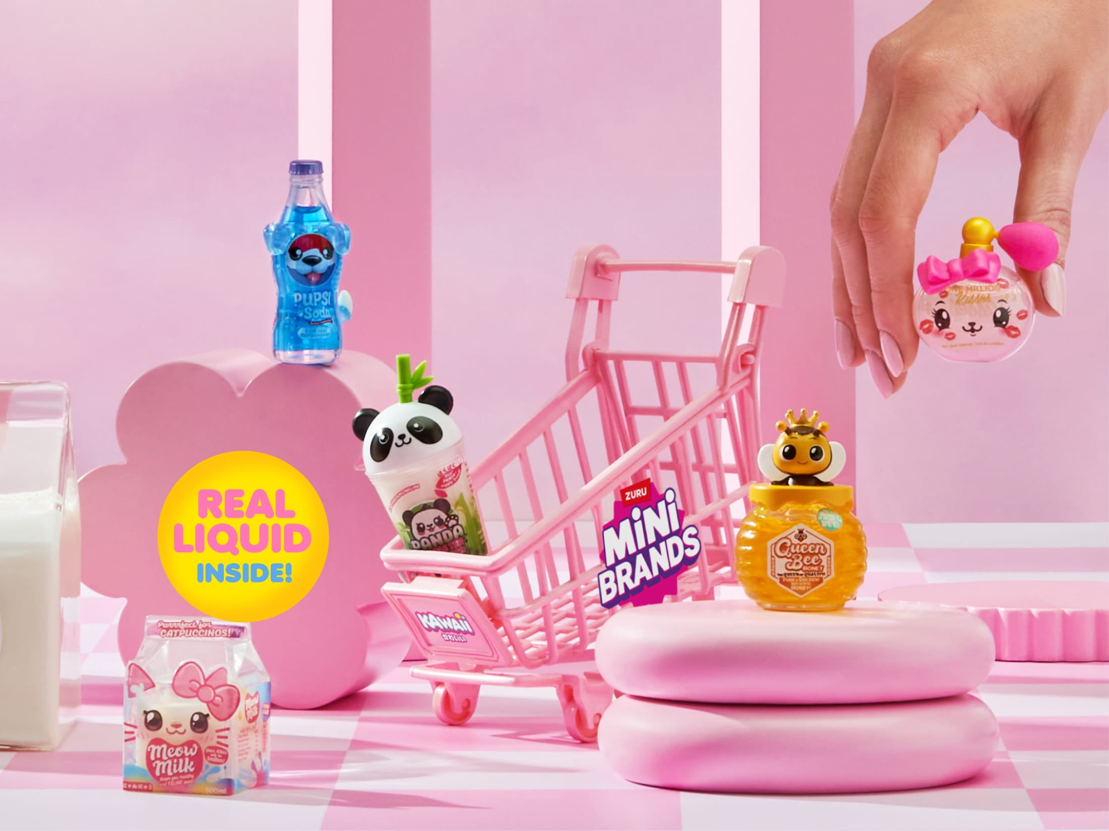 Mini Marques Kawaii Capsule par ZURU - Jouet à collectionner Surprise à déballer pour les enfants de 3 ans et plus