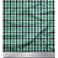 thumbnail image 1 of Soimoi Velvet Fabric Gingham Check Decor Fabric Printed Yard 58 Inch Wide, 1 of 3