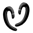 thumbnail image 2 of Bluetooth Ear Hook Auto Pairing Handsfree Stereo Earpiece for Driving Sports Black, 2 of 8
