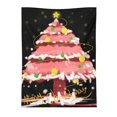 thumbnail image 4 of Birdeem Christmas Decoration Hanging Cloth Party Holiday Christmas Tree Background Cloth Gift, 4 of 10