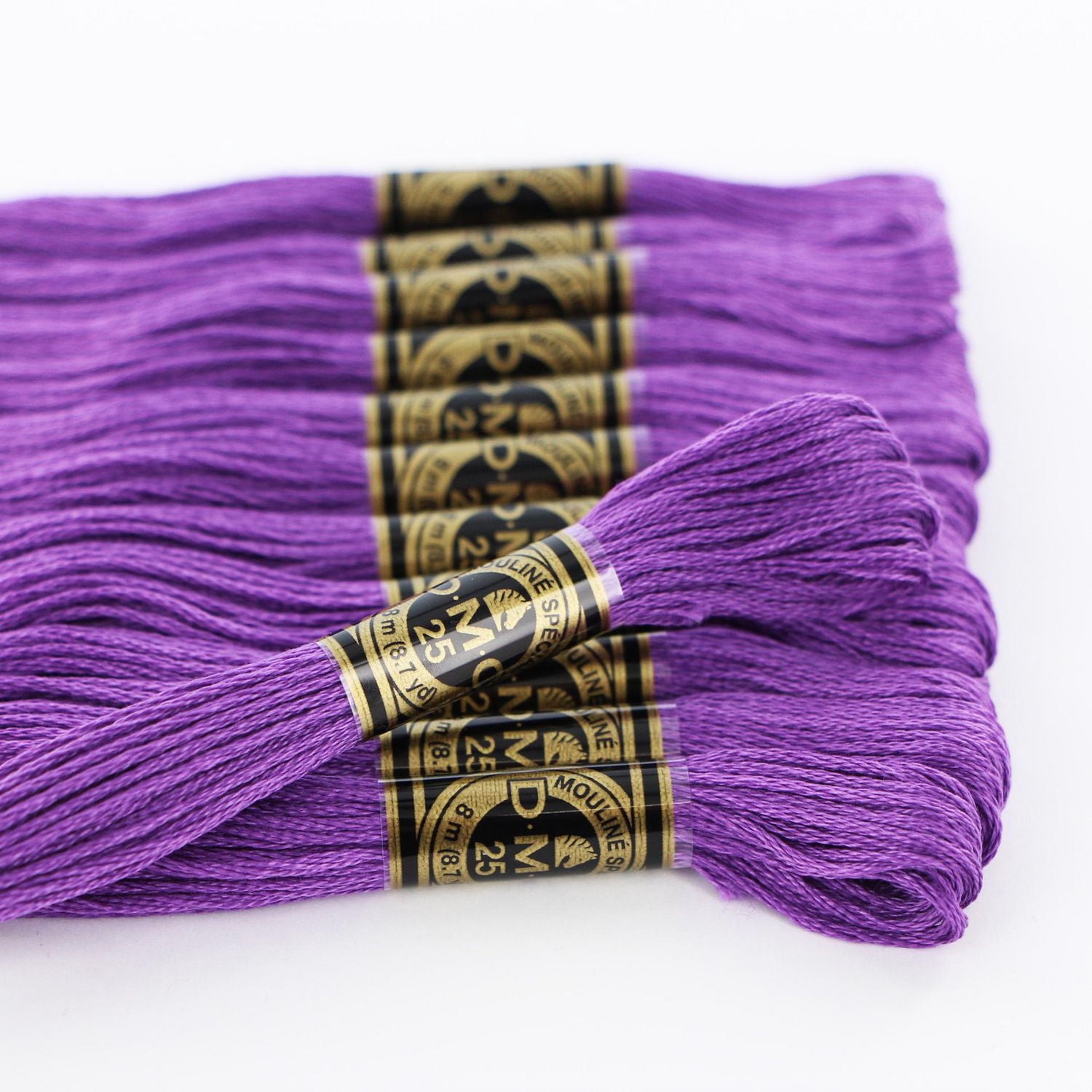 DMC violet coton 6 brins fil à broder écheveau, 8 m (8.7 yd)