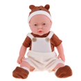 thumbnail image 1 of 41cm Cute Baby Doll Suspenders & Hat Suit, 1 of 8