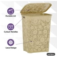 thumbnail image 2 of Superio Laundry Hamper Lace collection 1.42 Bushel (Beige), 2 of 2