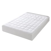 TIMIFIS Bed Sheets Double Layer Mattress Topper Cotton Top Fitted Mattress Cover Pocket Mattress Pad Protectsor Soft Noiseless Mattress Pad