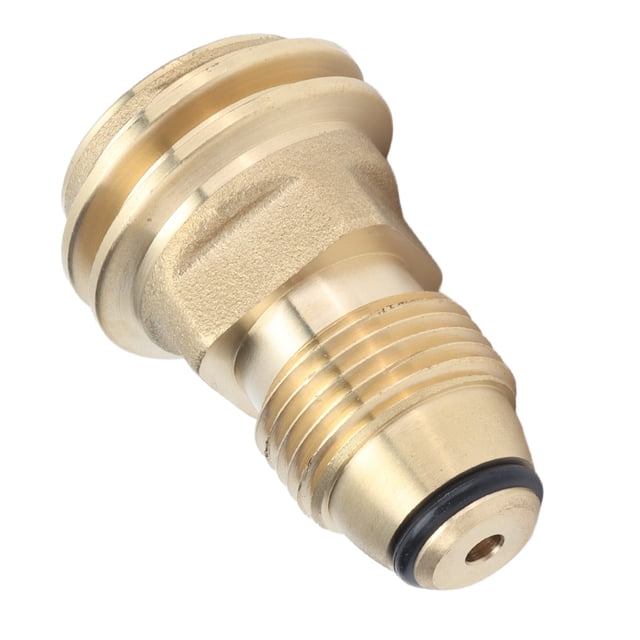 Service Valve Adapter, Portable Propane Brass Fittings Quick Connect Airtight Universal Fit For For Heater For Camping Grill Stove For Smokers