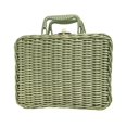 thumbnail image 3 of Siruishop Imitation Rattan Suitcase Decorative Picnic Basket for Party Camping Outside 22cm, 3 of 8