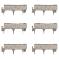 thumbnail image 1 of Suncast Border 12" Sections Natural Stone Look Landscape Edging (6 Pack), 1 of 11