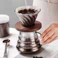 thumbnail image 1 of Sentmoon Glass Coffee Cups Coffee Pot Hand Brewed Coffee Sharing Pot Drip Filter Gray Sharing Pot Filter Cup Clouds Hand Brewed Coffee Pot Gifts for Coffee Lovers, 1 of 8