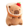 thumbnail image 1 of HILABEE Capybara Toy Cute Capybara Stuffed Animal 30cm Comfortable Kids Room Decor bread light brown, 1 of 9