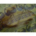 thumbnail image 4 of oneOone Silk Tabby Fabric Floral & Peacock Block Decor Fabric Printed BTY 42 Inch Wide, 4 of 4