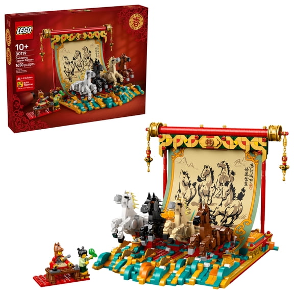 LEGO Festival du printemps La Toile de Chevaux au Galop, Jouet 80119