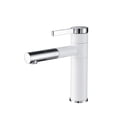 thumbnail image 1 of Robinets d'Évier Mitigeur de Lavabo Bec à Rotation 360 Robinet Chaud Froid Robinets d'Eau Grue Laiton, 1 of 10