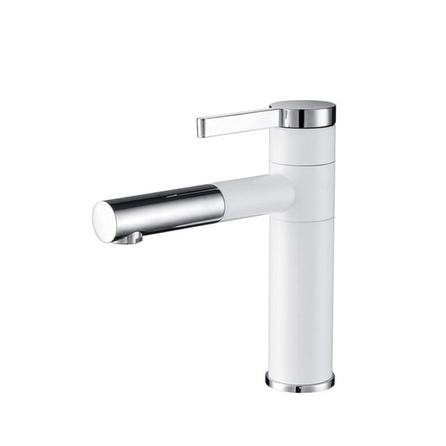 Robinets d'Évier Mitigeur de Lavabo Bec à Rotation 360 Robinet Chaud Froid Robinets d'Eau Grue Laiton