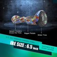 thumbnail image 2 of Hoverboard pour Ados et Adultes (Système hoverstar 2.0), Couleur Chrome et Design Coloré Hooverboard Haut-Parleur Bluetooth Huverboard avec Lumière LED Roues Clignotantes Trottinette Électrique Auto-Équilibrée Certifiée, 2 of 7
