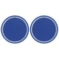 thumbnail image 3 of 2Pcs Car Diamond Cup Mat Bottle Seat Cushion Non-Slip Silicone Cushion, 3 of 9