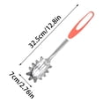 thumbnail image 2 of Stainless Steel Spaghetti Spoon with Non Handle and Hanging Ring for Kitchen Use Heat and Durable Cooking Utensil, 2 of 3