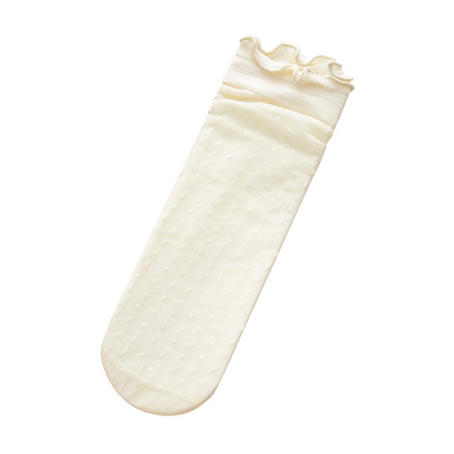IROINID On Sale Ankle Socks for Women Fun Socks Socks Cotton Breathable Glass Silk Socks Transparent Ruffle Print Socks