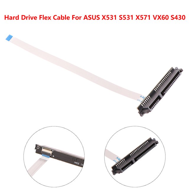 For ASUS X531 S531 X571 VX60 SATA Hard Drive HDD SSD Connector Flex Cable Disk Cable Disk Port Cable One Size