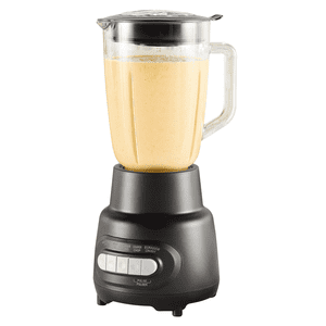 Mainstays 5 Bendeur de jarre en verre de vitesse avec capacité 48 Oz, noir